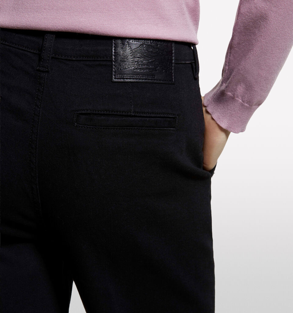 Τζιν Style 71 chino slim fit μαύρο - τζιν slim fit γυναικεία - Μαυρο | Sisley image number 4